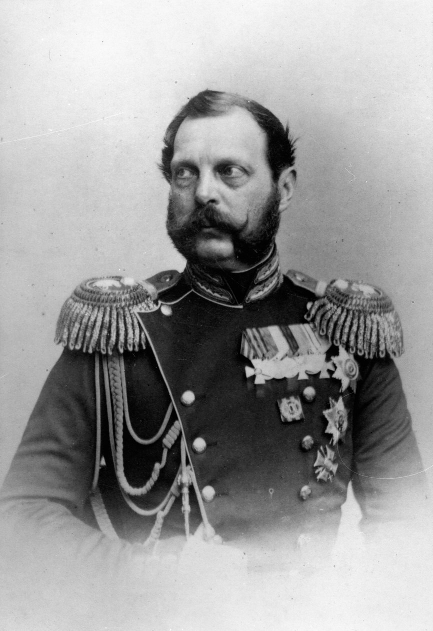 II. Sándor orosz cár, 1860-as évek alkotó: Andrei Deniere