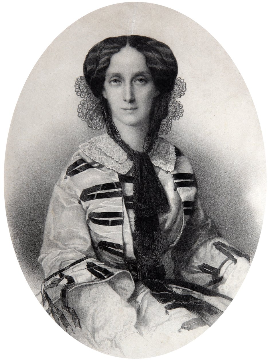 Mária Alekszandrovna orosz cárnő, 1860 alkotó: Andrei Deniere