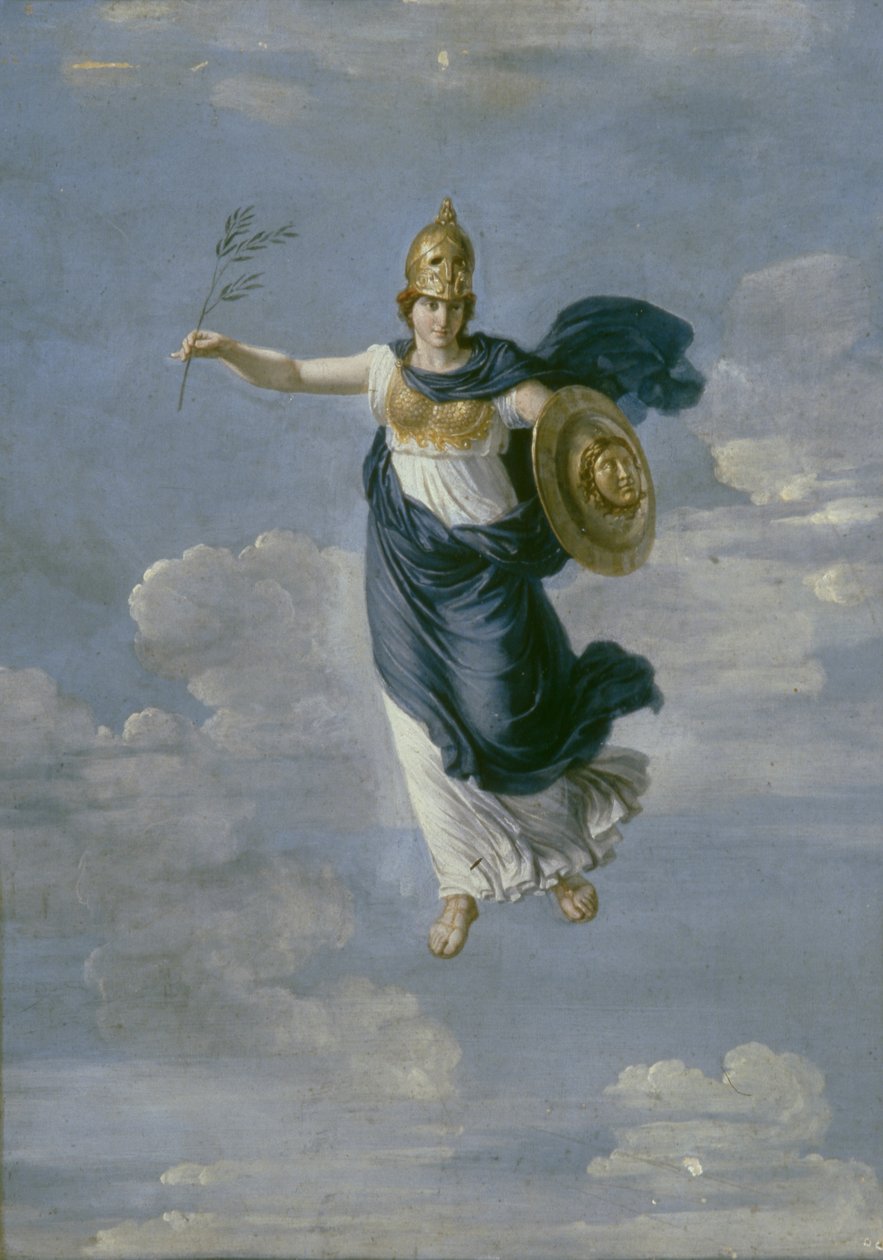 Minerva a mennyekben, 1820 alkotó: Andrei Ivanovich Ivanov