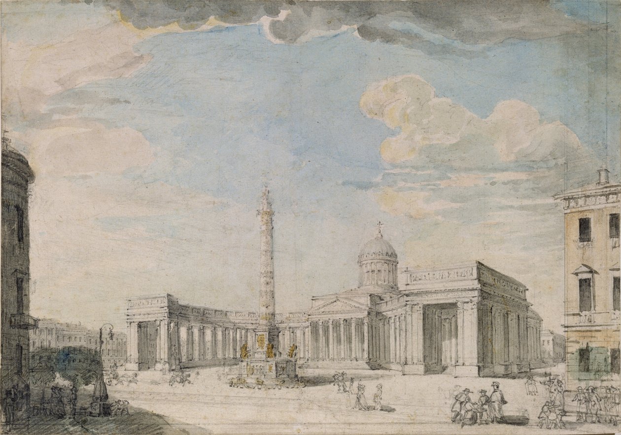 A kazanyi székesegyház Szentpéterváron, kb. 1800 alkotó: Andrei Nikiforovich Voronikhin