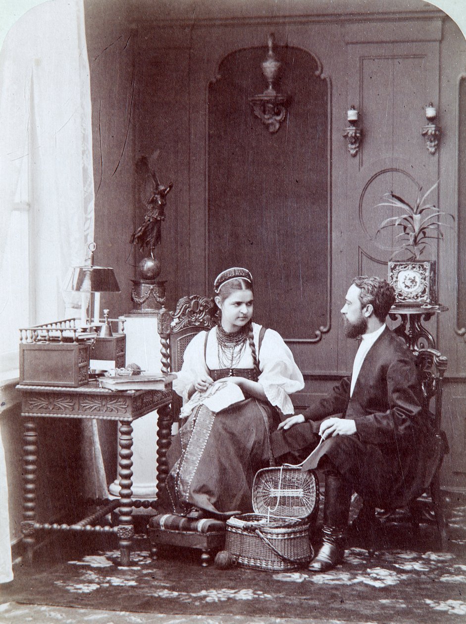Orosz kompozíció, 1870-c1880. alkotó: Andrei Osipovich Karelin
