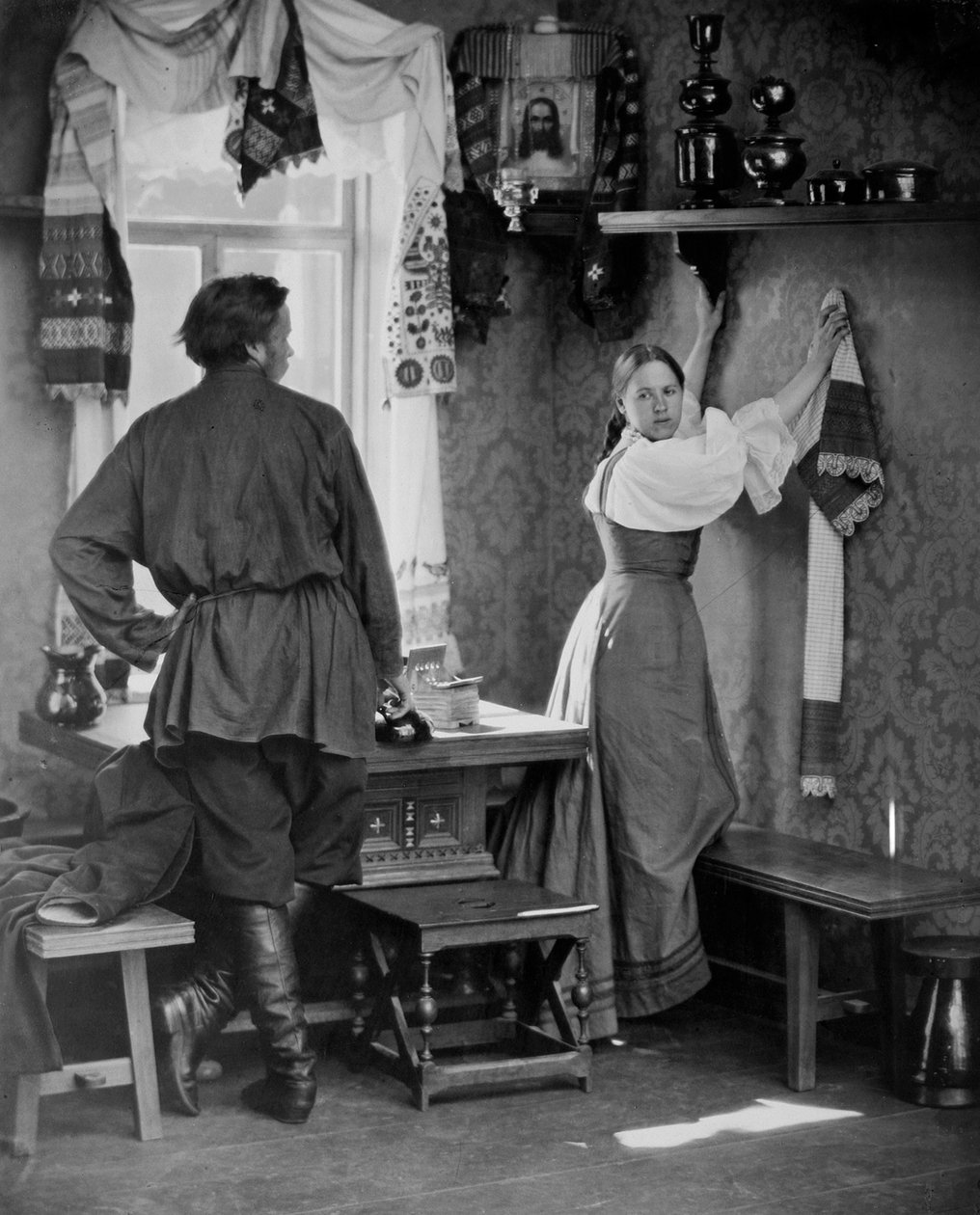 Orosz kompozíció, c1880-c1882 alkotó: Andrei Osipovich Karelin