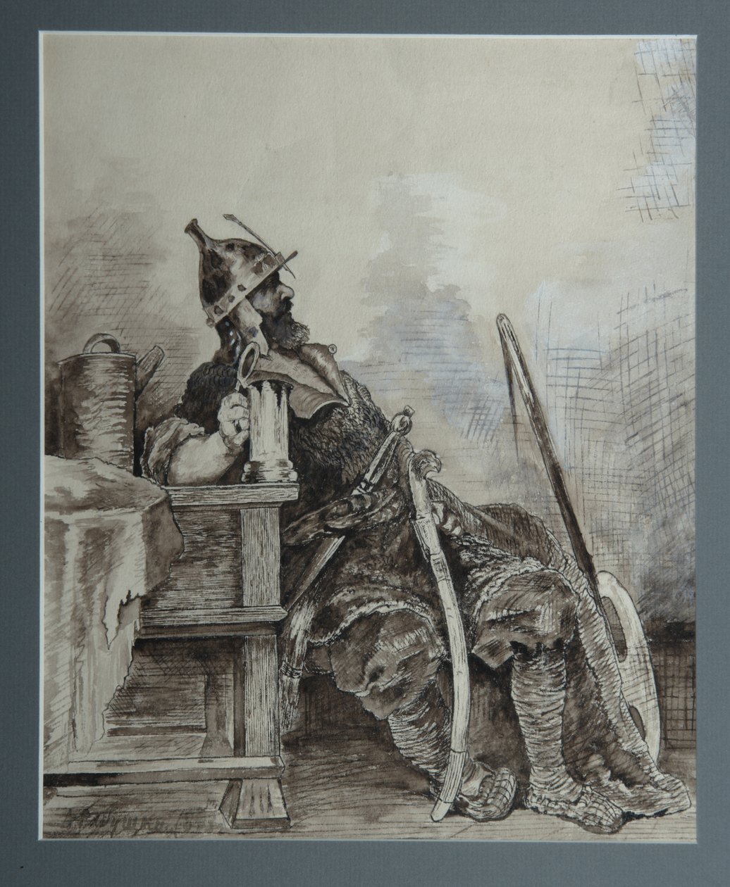 Bogatyr, 1893 alkotó: Andrei Petrovich Ryabushkin