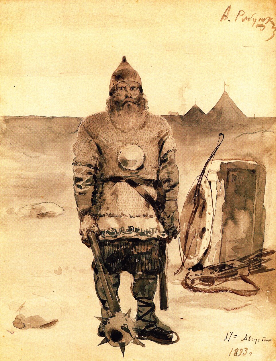 Ilja Muromets, 1893 alkotó: Andrei Petrovich Ryabushkin
