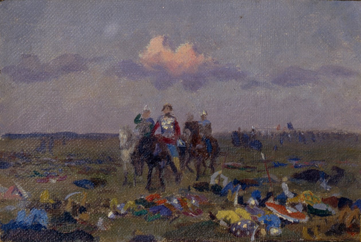 A Snipes-mezőn alkotó: Andrei Petrovich Ryabushkin
