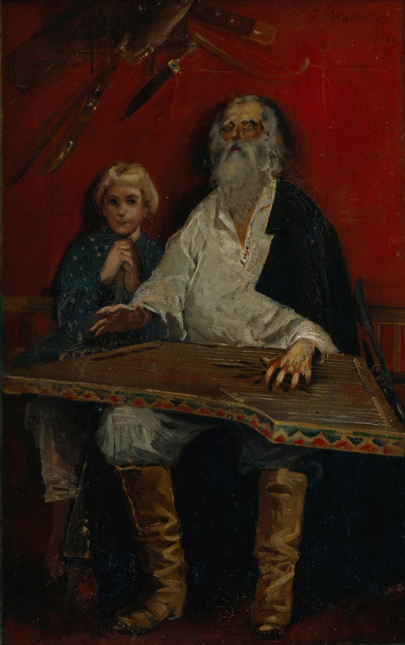 A Gusli játékos alkotó: Andrei Petrovich Ryabushkin