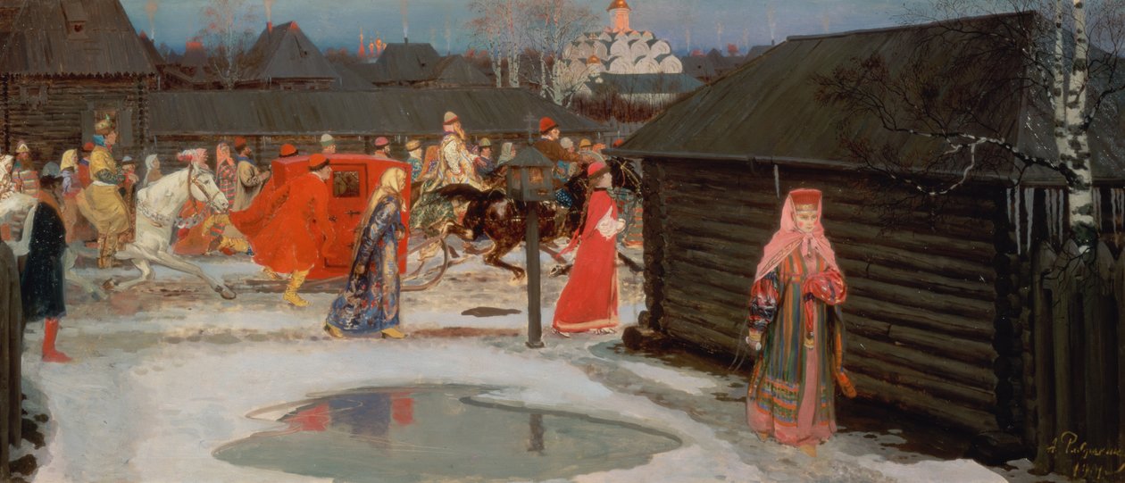 Az esküvői menet alkotó: Andrei Petrovitch Rjabuschkin