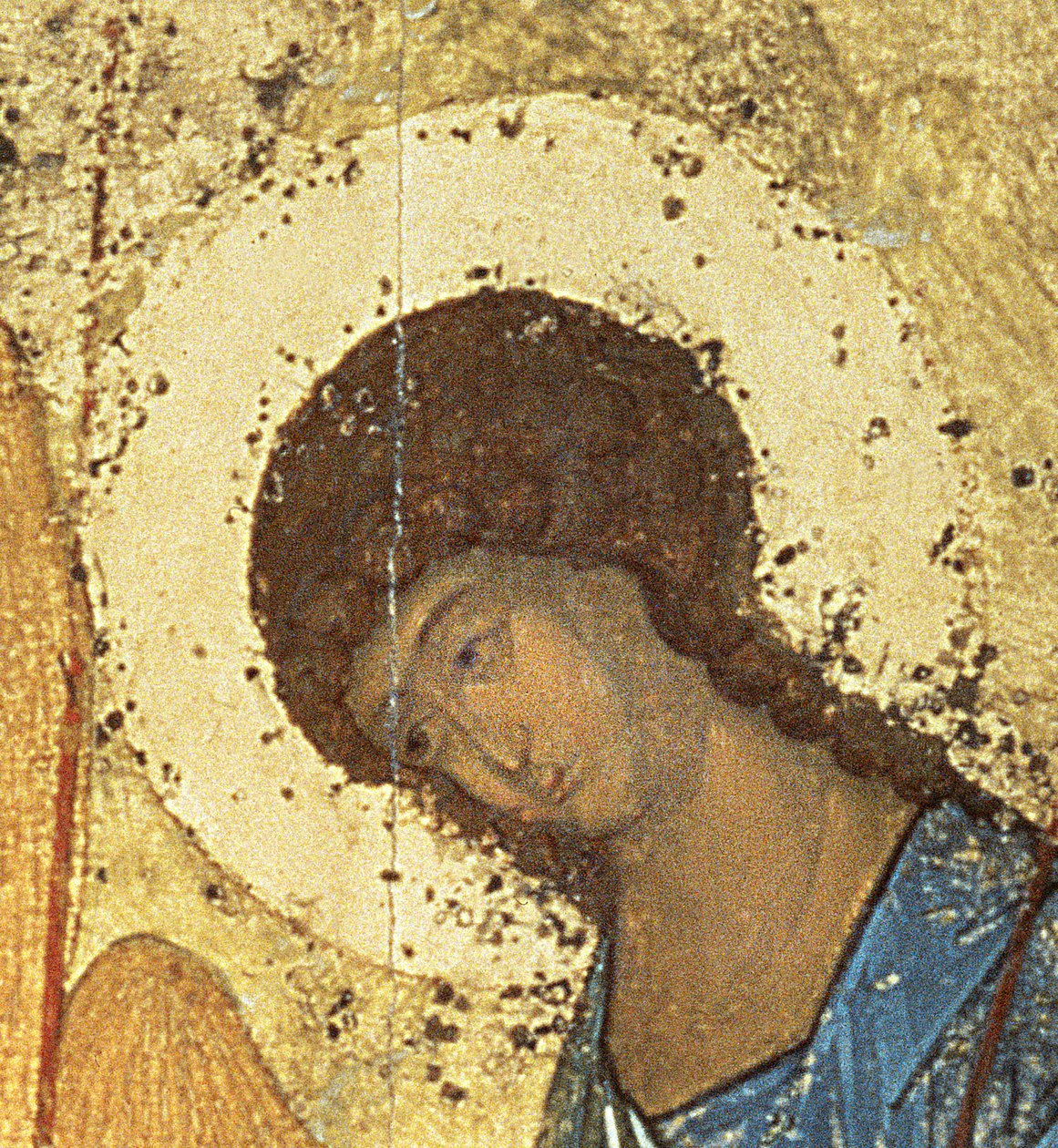 Részlet a Szentháromságból, 1420-as évek (tempera a panelen) (részlet) (lásd: 39517) alkotó: Andrei Rublev