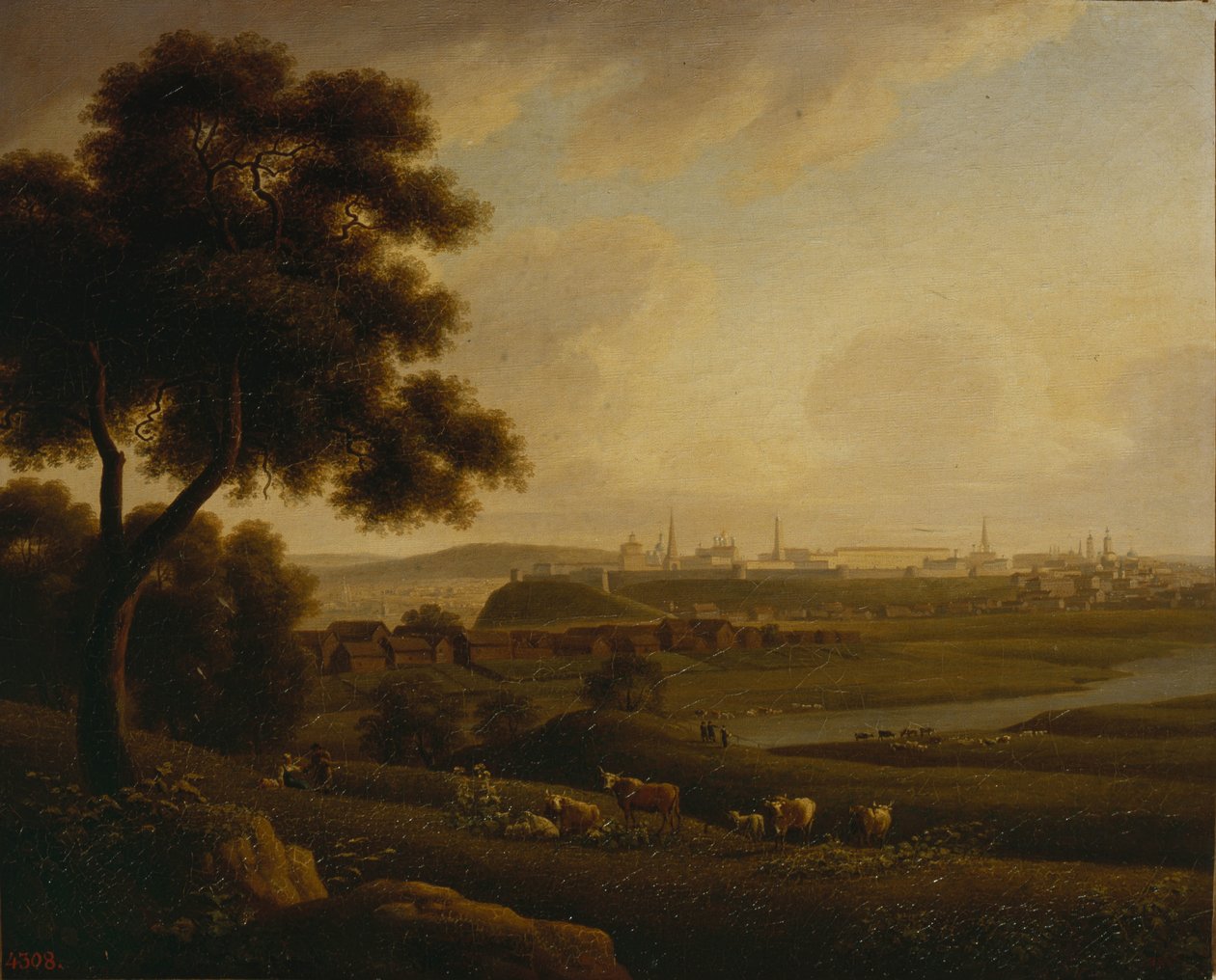 Kazany látképe, 1816 alkotó: Andrei Yefimovich Martynov