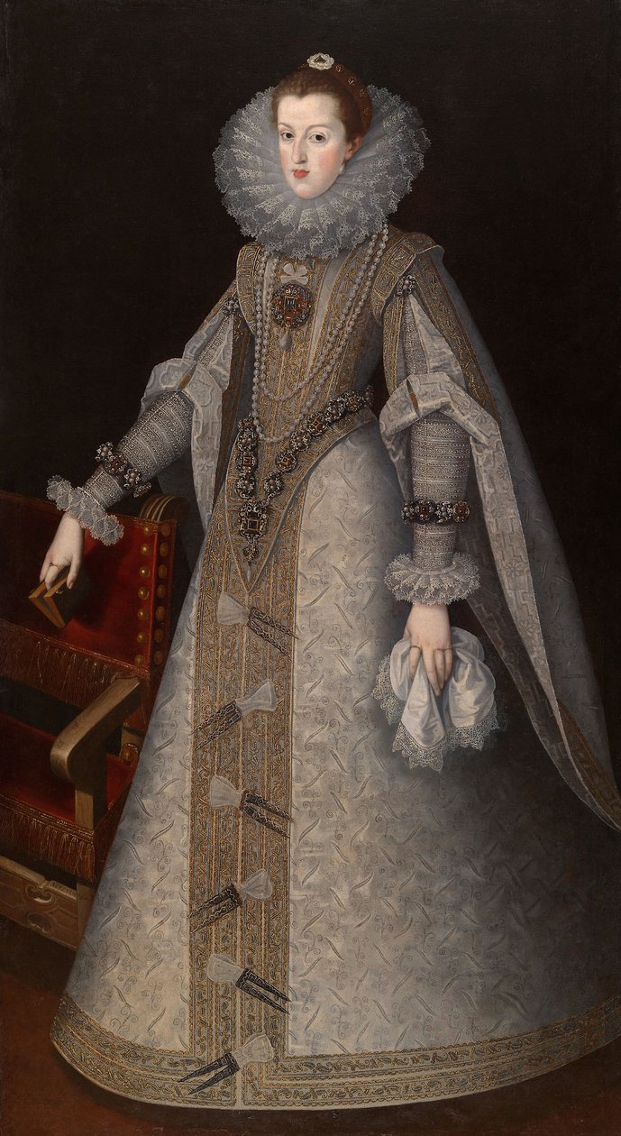 Ausztriai Margit, Spanyolország királynője, 1610 körül (olaj, vászon) alkotó: Andres Lopez Polanco