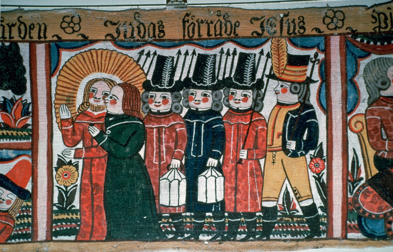 Krisztus letartóztatásának ábrázolása, XIX alkotó: Andres Palsson