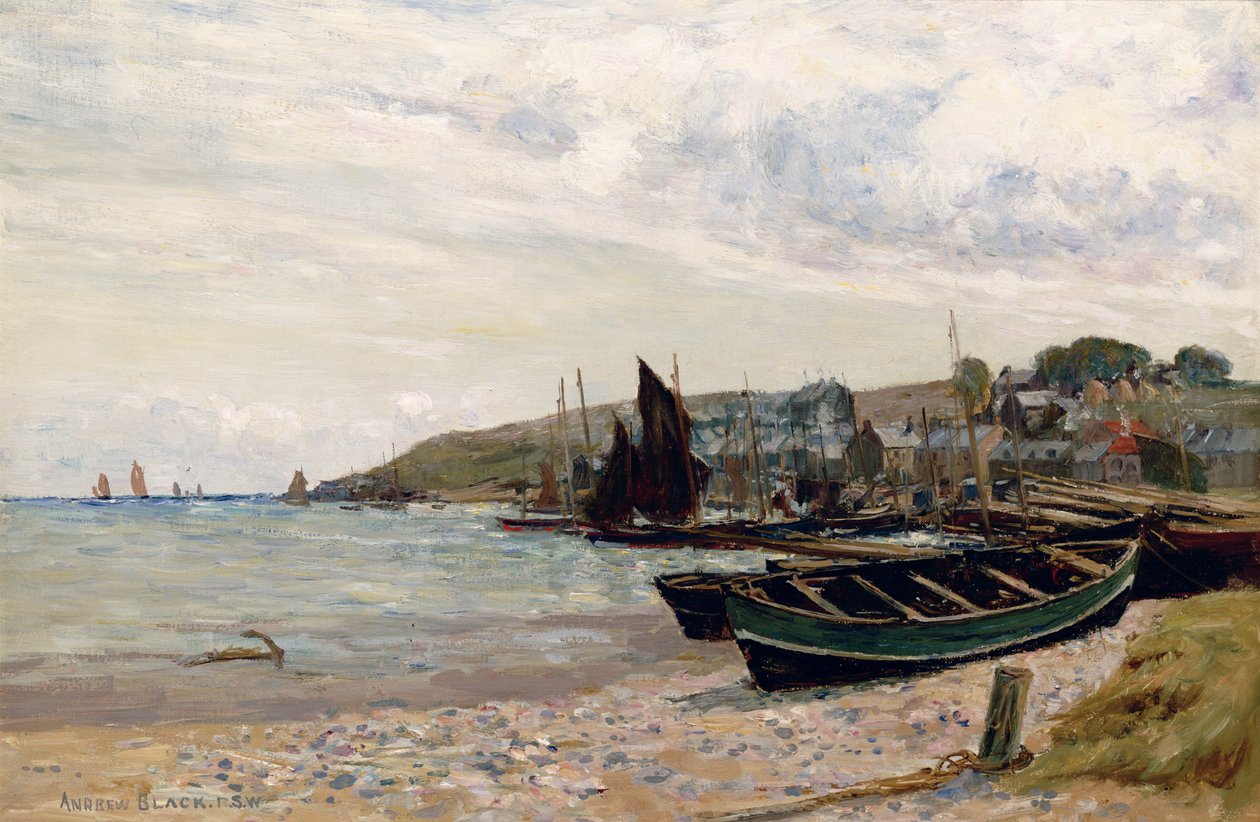 Ferryden a déli Esk folyón alkotó: Andrew Black