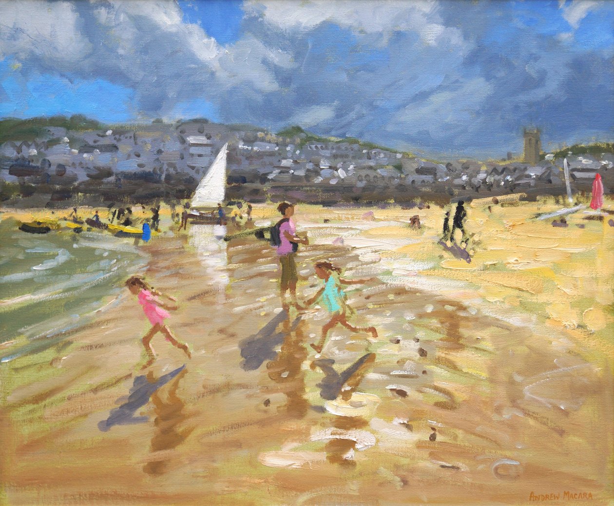 2013 augusztusában, St Ives-ben alkotó: Andrew Macara