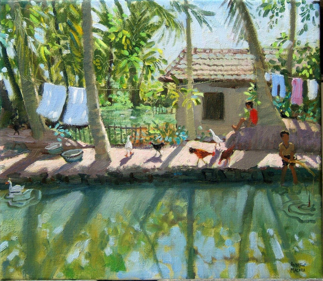 Backwaters, India alkotó: Andrew Macara