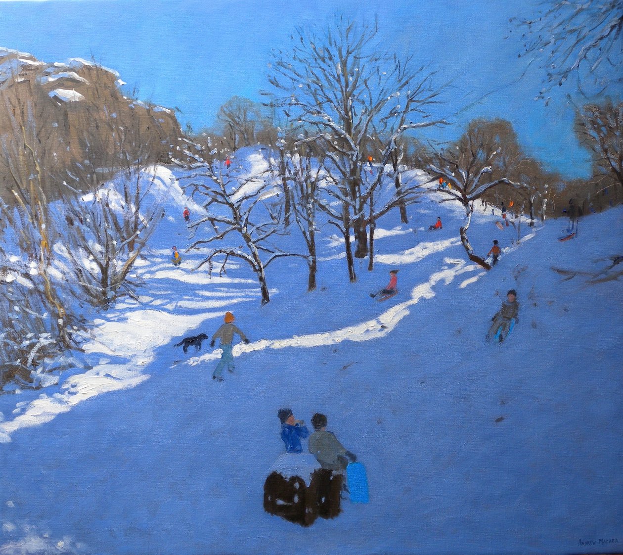 Bright Morning at Black Rocks, Derbyshire, 2009 alkotó: Andrew Macara