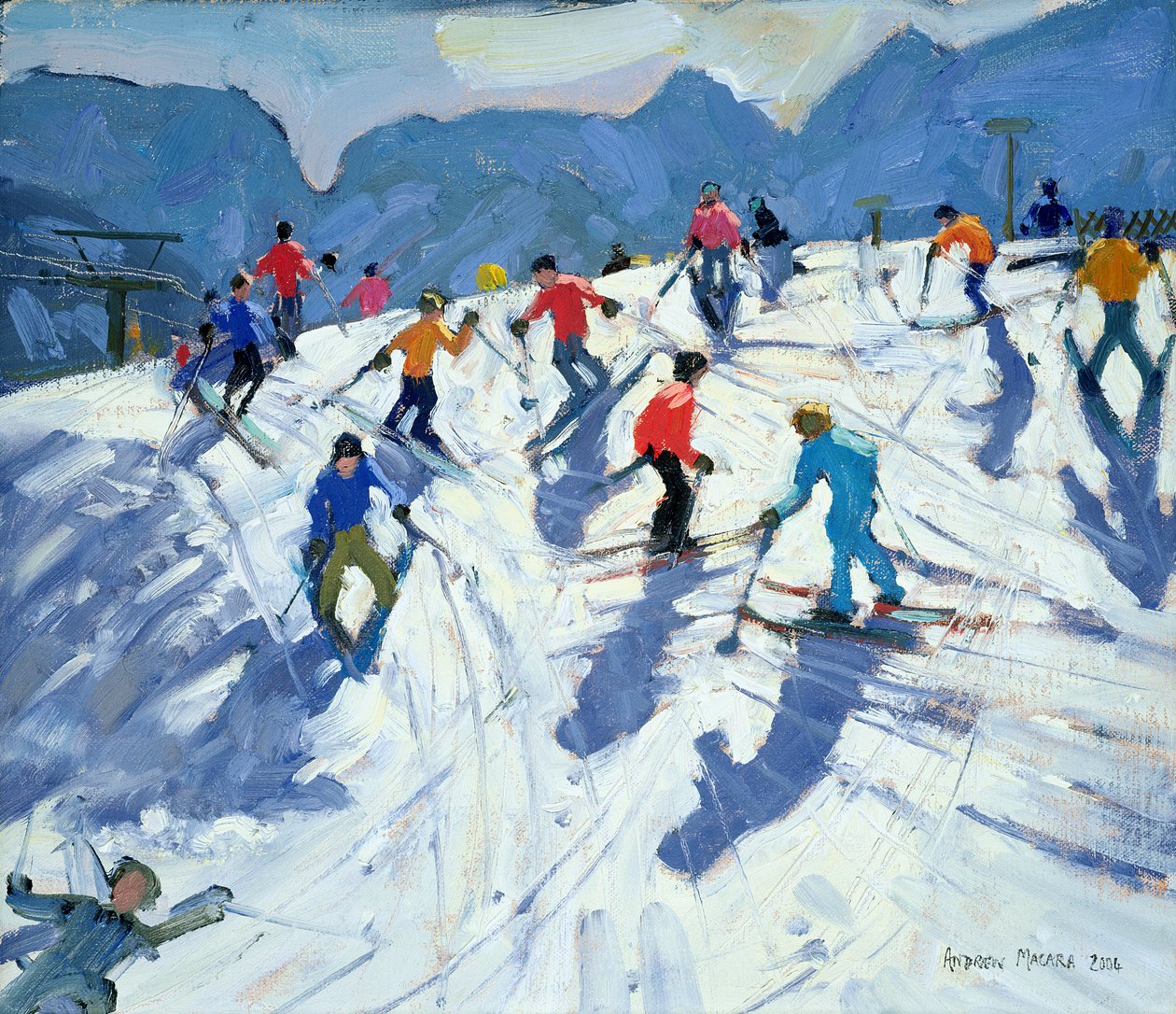 Forgalmas sípálya, Lofer, 2004 alkotó: Andrew Macara