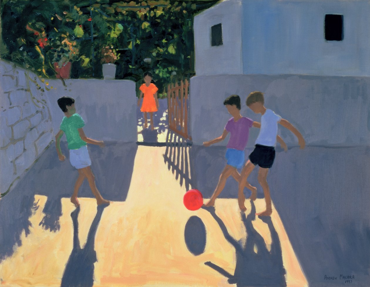 Labdarúgók, Kos, 1993 alkotó: Andrew Macara