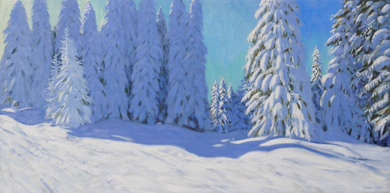 Friss hó, Morzine, Franciaország, 2015, alkotó: Andrew Macara