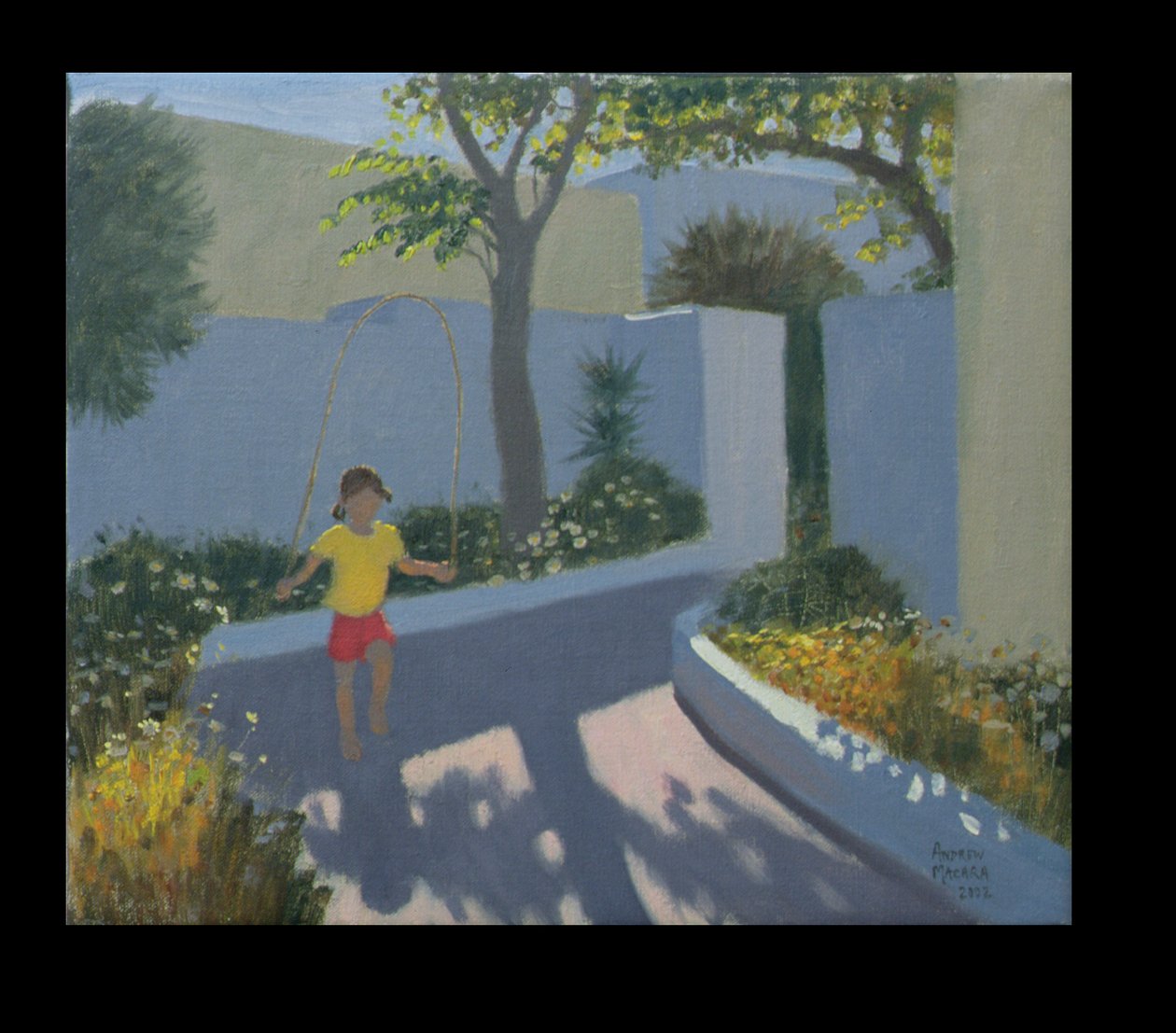 Ugráló lány, Szantorini, 2002 alkotó: Andrew Macara