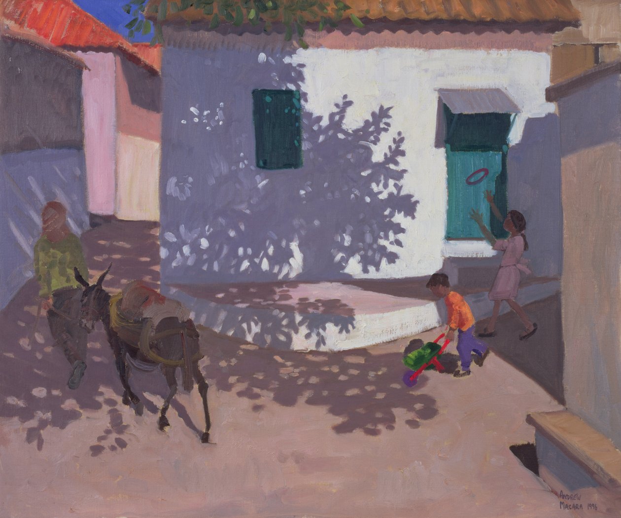 Zöld ajtó és árnyékok, Leszbosz, 1996 alkotó: Andrew Macara