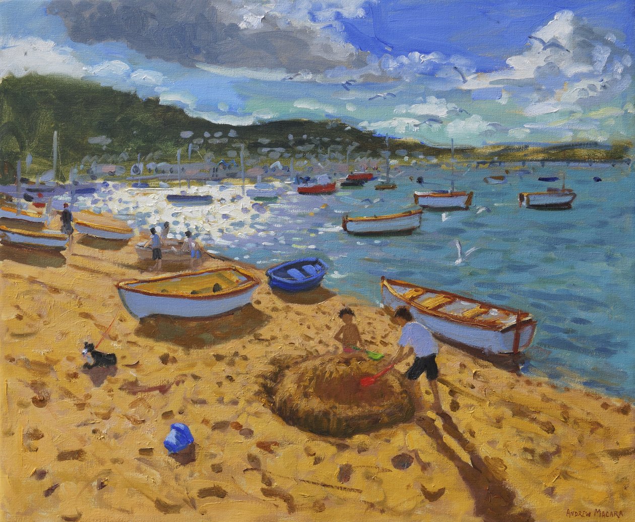 Nagy homokvár,Teignmouth,2013, alkotó: Andrew Macara