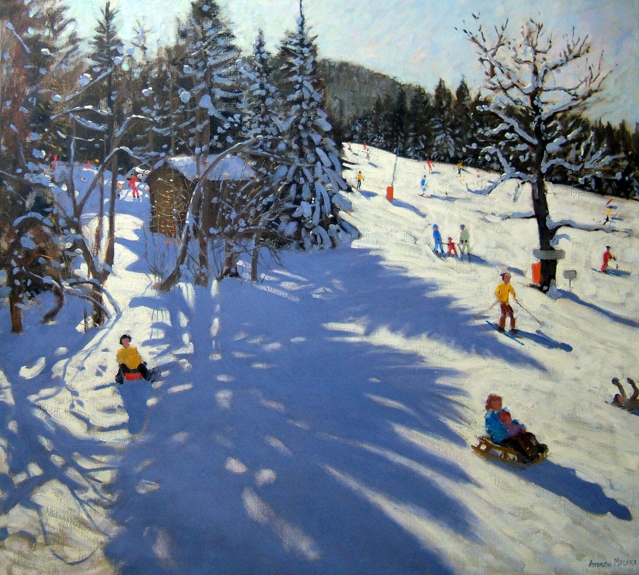 Hegyi kunyhó, Morzine alkotó: Andrew Macara