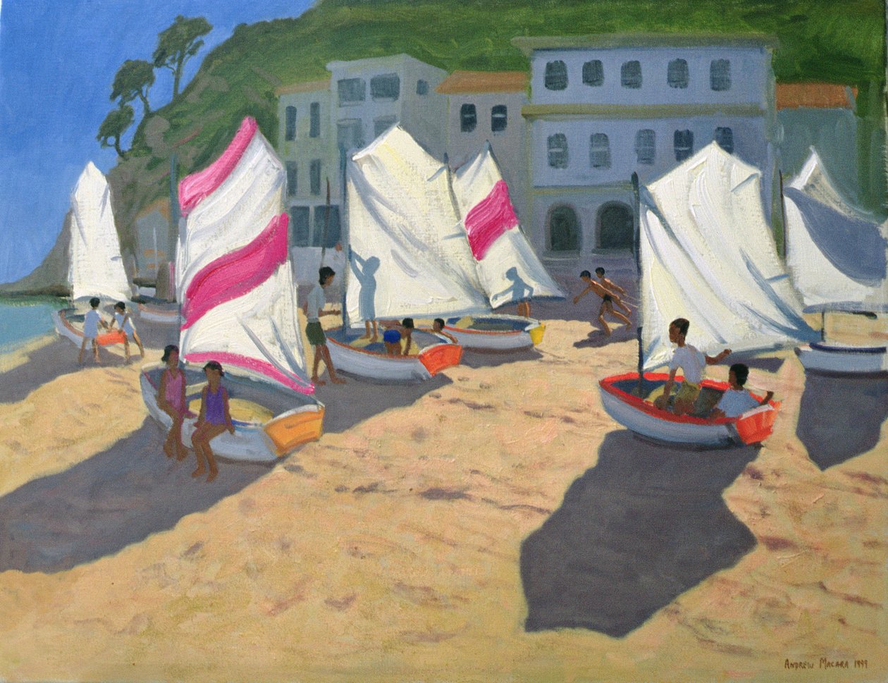 Vitorlások, Costa Brava, 1999 alkotó: Andrew Macara