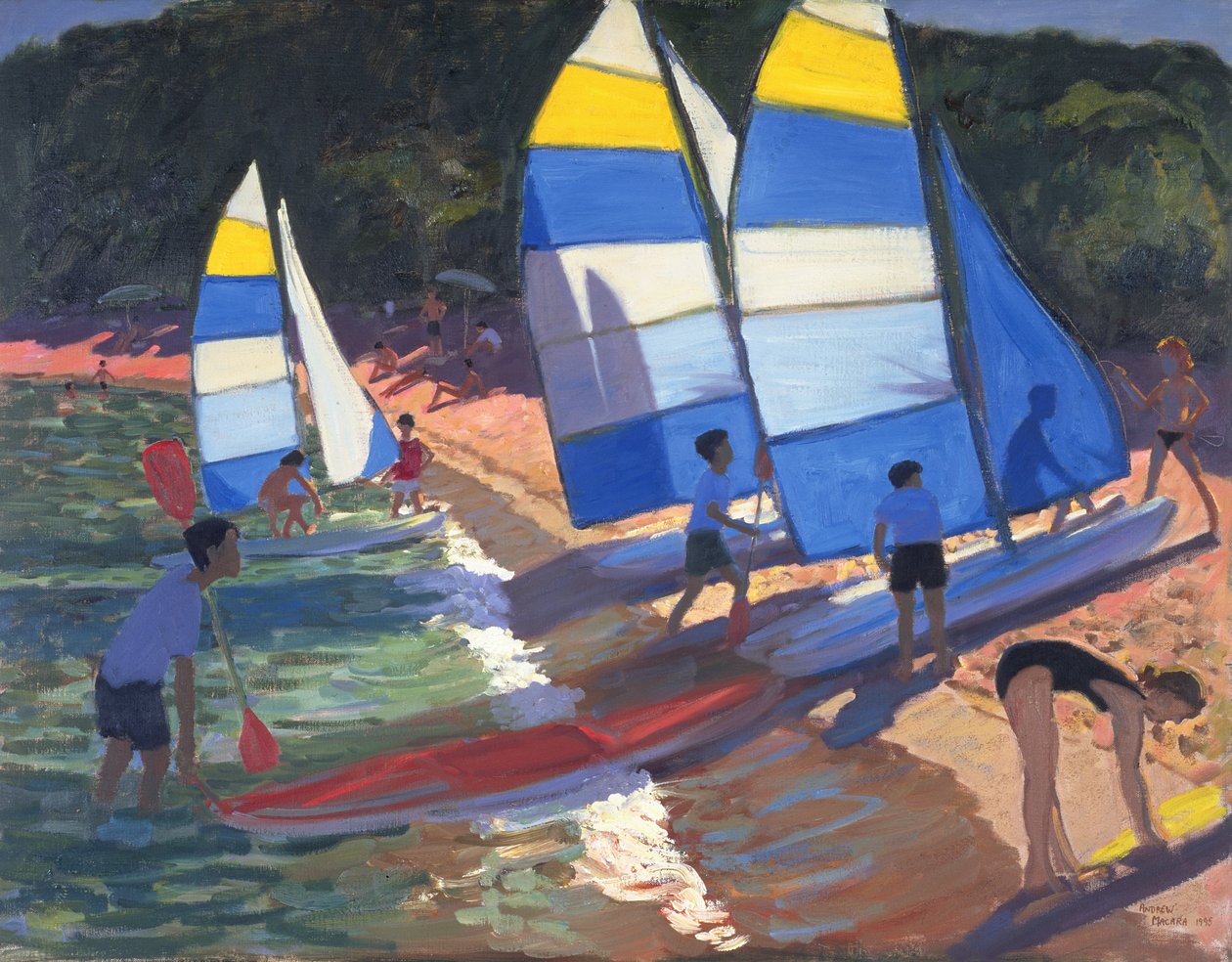 Vitorlások, Dél-Franciaország, 1995 alkotó: Andrew Macara