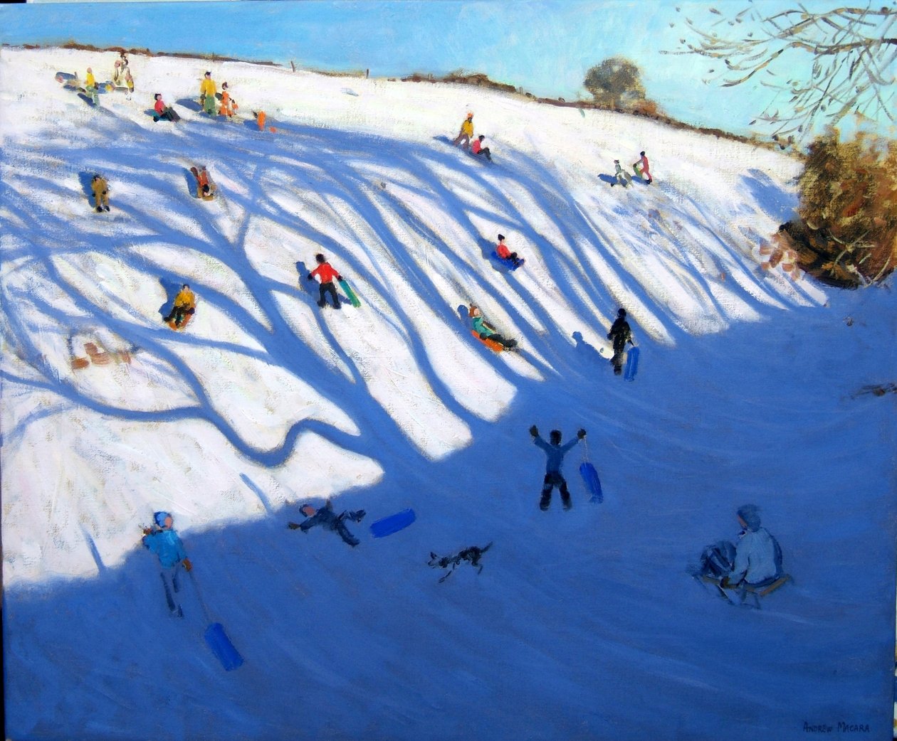 Árnyak egy dombon, Monyash alkotó: Andrew Macara