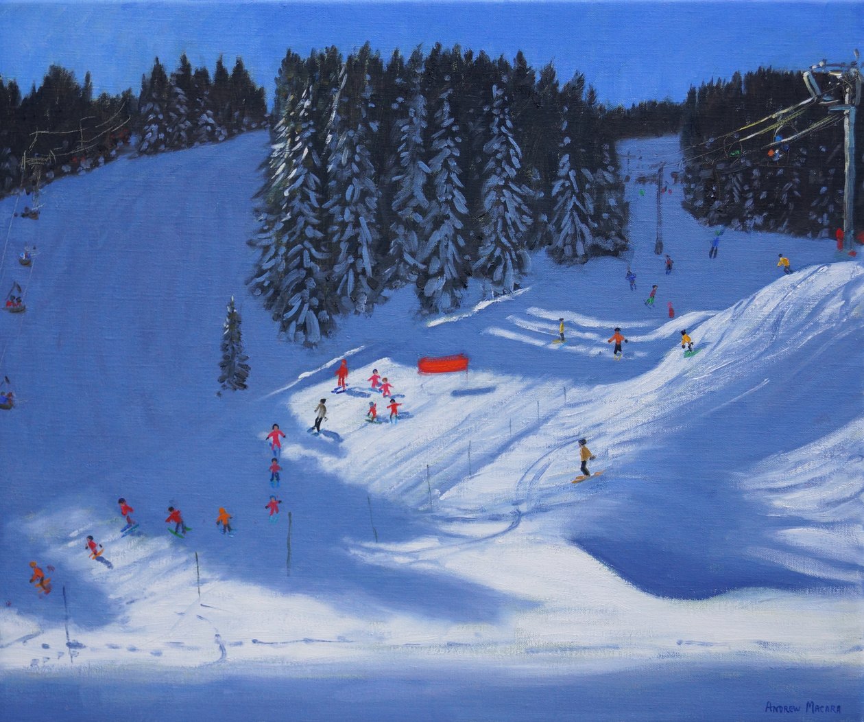 Síiskola, Morzine, 2014 alkotó: Andrew Macara
