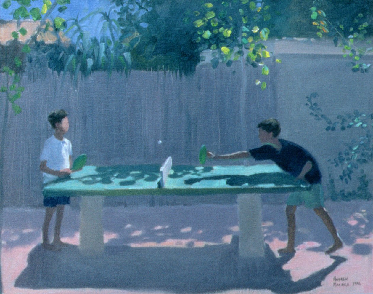 Asztalitenisz, Franciaország, 1996 alkotó: Andrew Macara