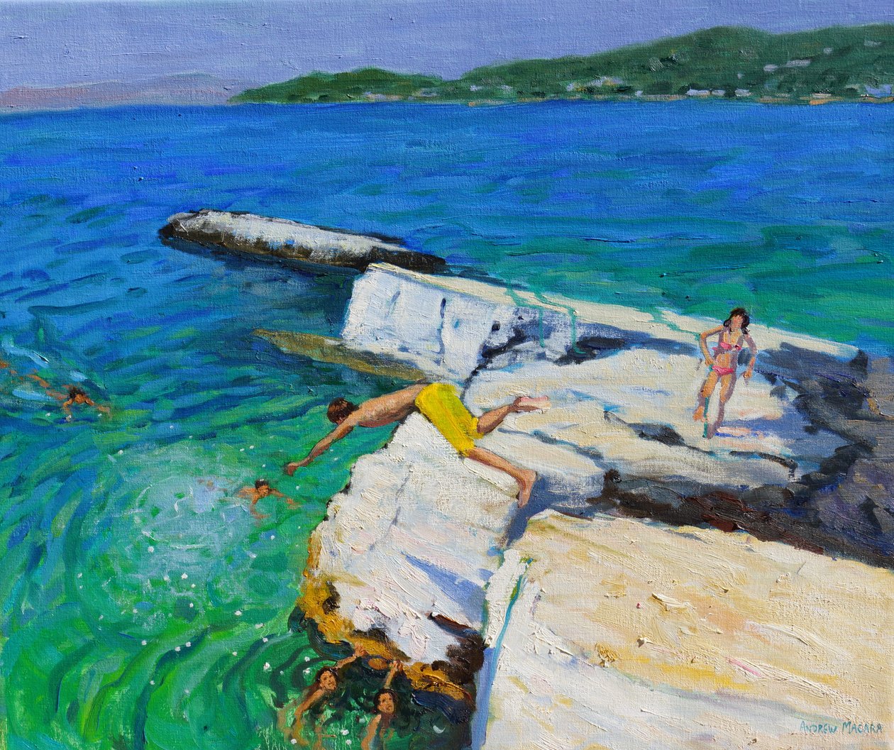 The Diver, Plates Rock, Skiathos, Görögország, 2015, alkotó: Andrew Macara