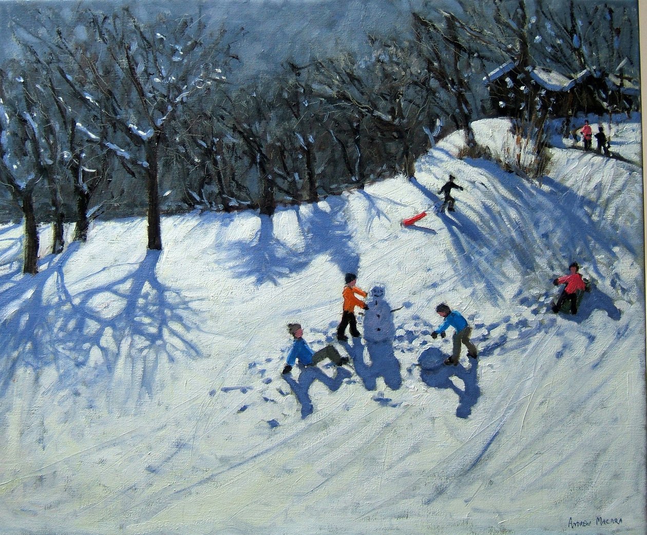 A hóember, Morzine, alkotó: Andrew Macara