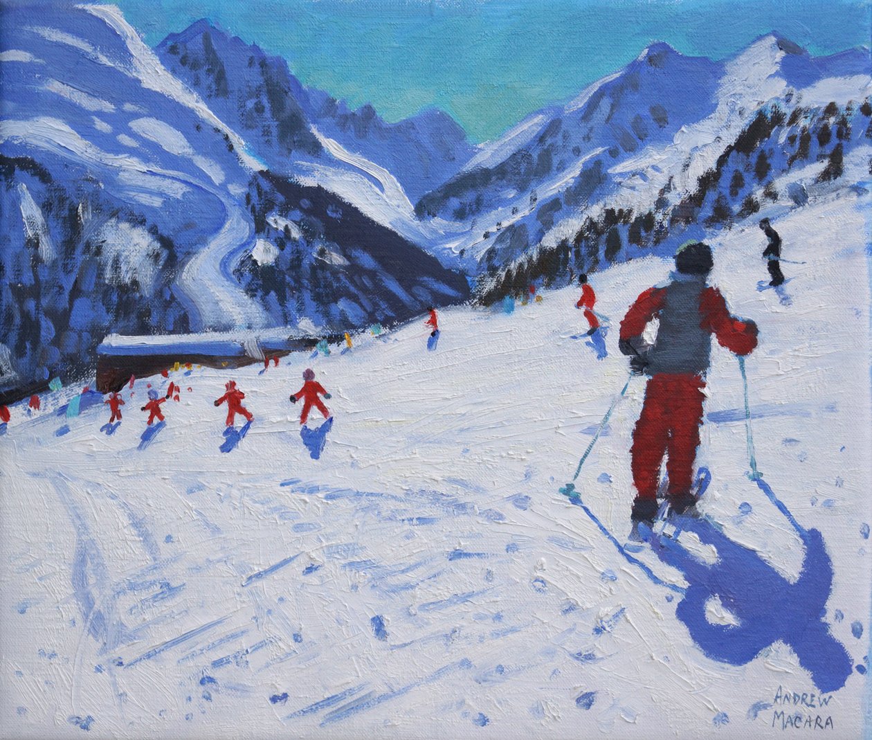A síoktató, Mottaret, alkotó: Andrew Macara