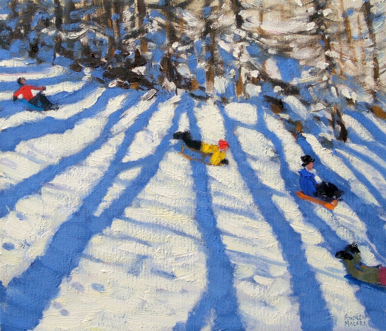 Fa árnyékai, Morzine alkotó: Andrew Macara
