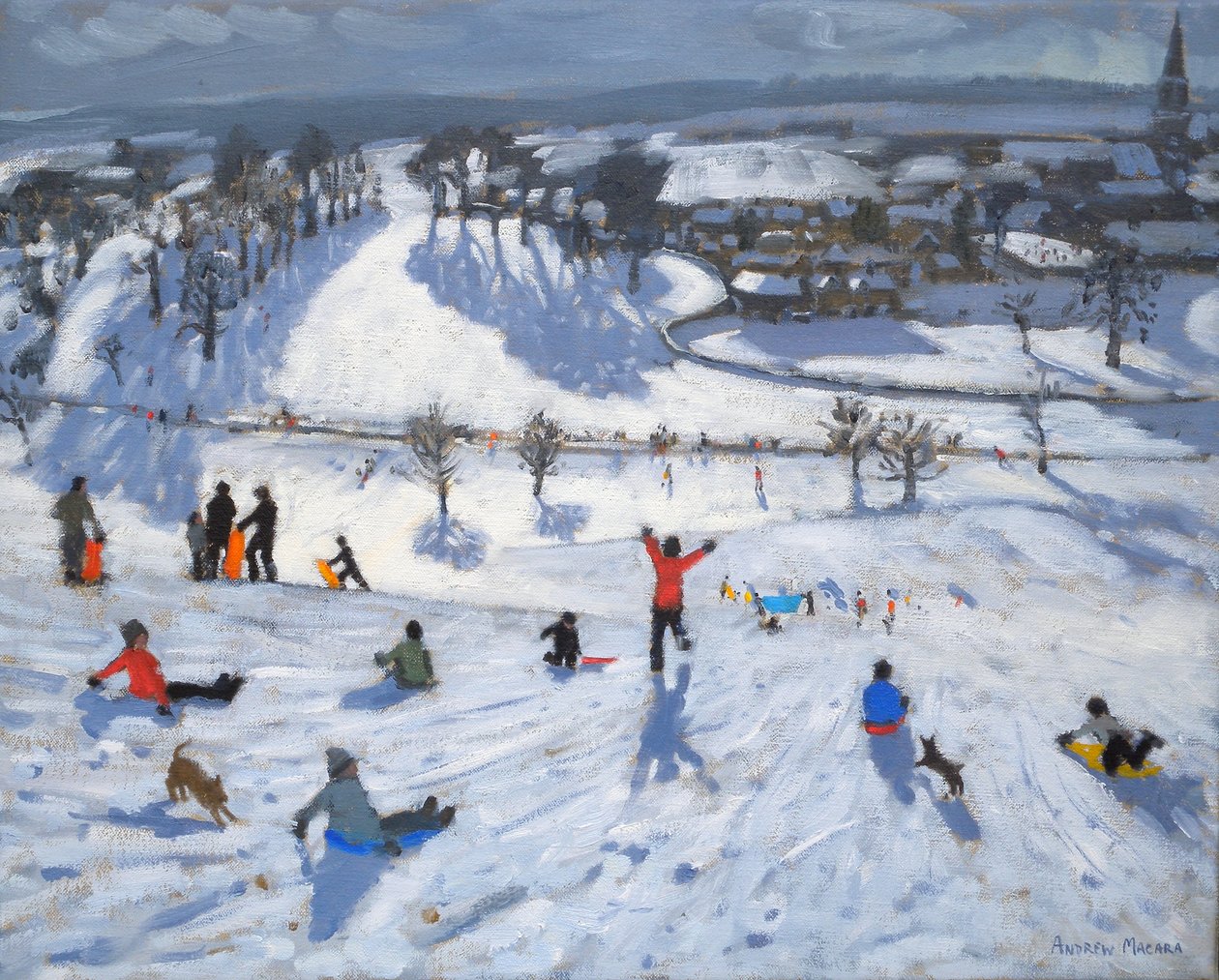 Téli szórakozás, Chatsworth, 2010 alkotó: Andrew Macara