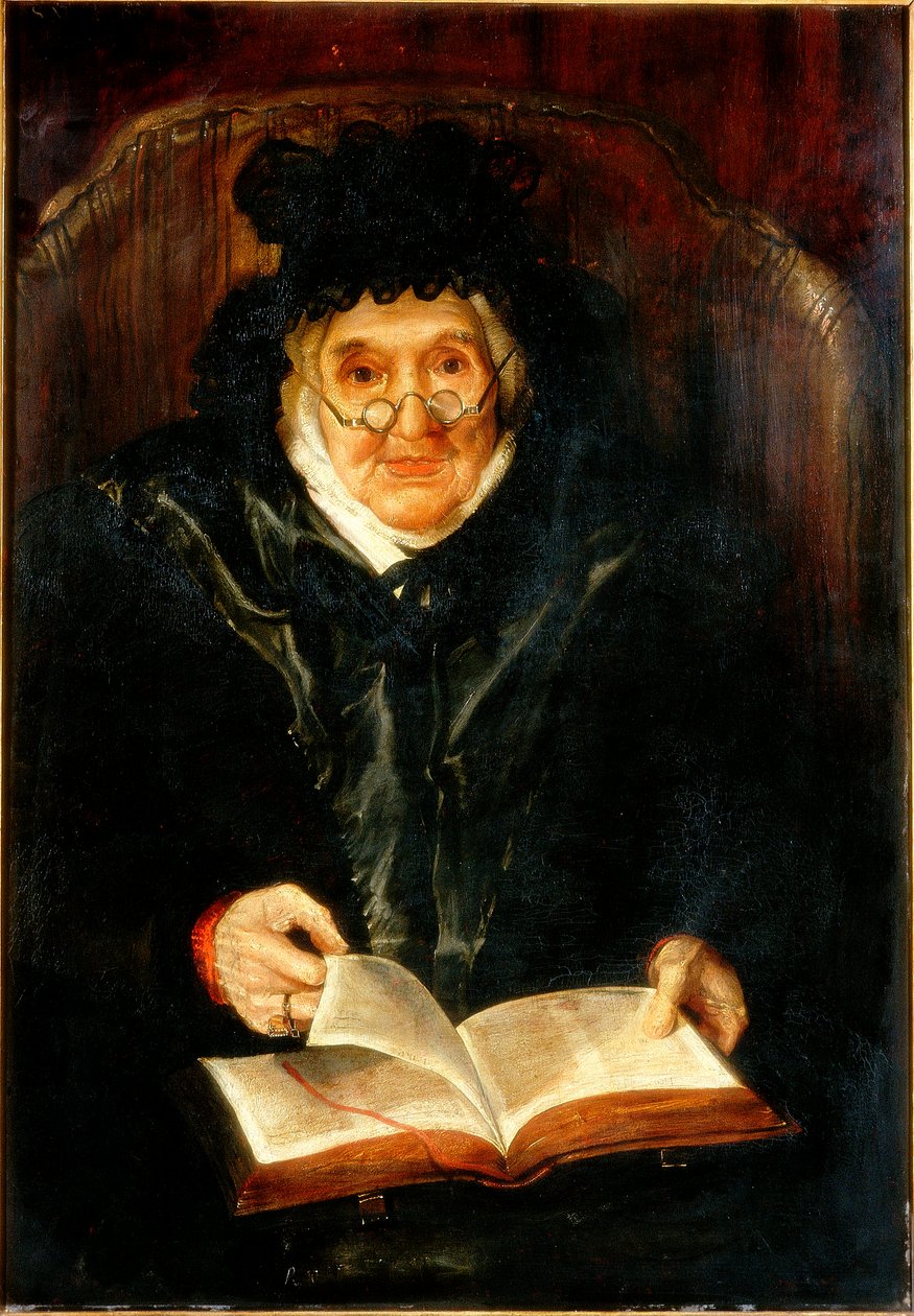 Egy idős hölgy portréja, 1823 alkotó: Andrew Morton