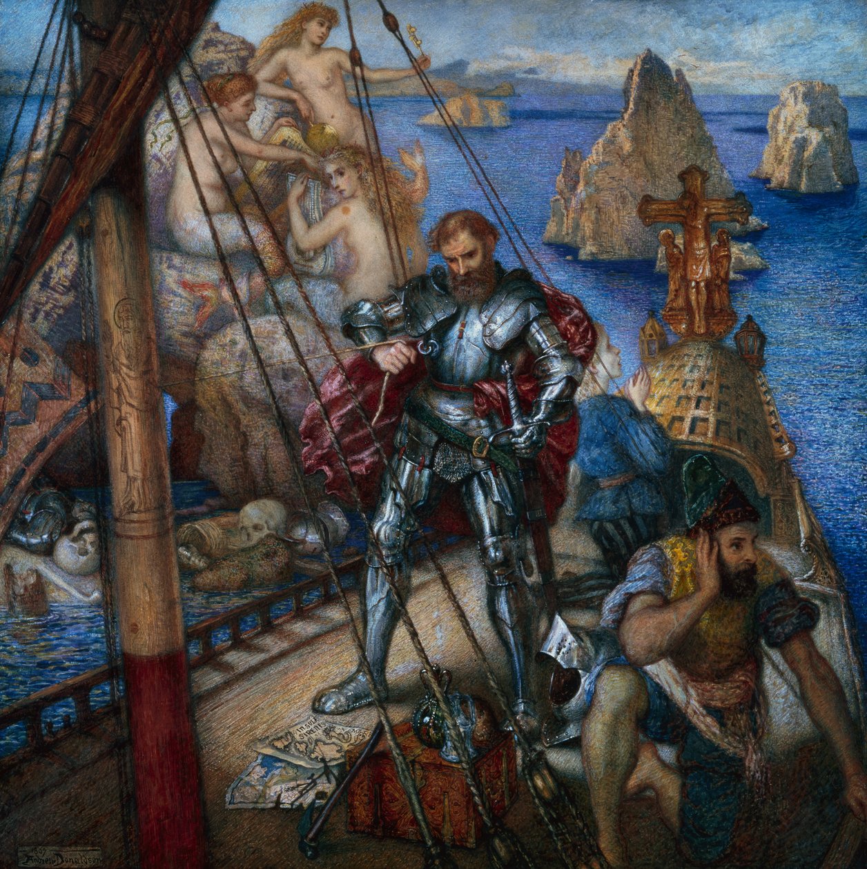 Ulysses és a szirénák alkotó: Andrew Benjamin Donaldson