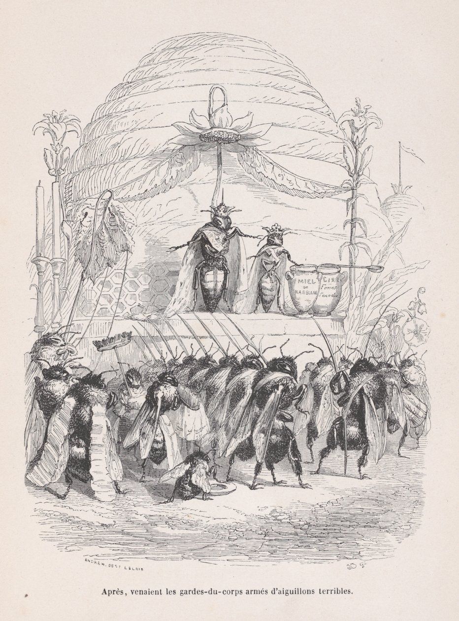 Utána bejött a szörnyű csípésekkel felfegyverzett őrök teste a Scenes from the P..., kb. 1837-47. alkotó: Andrew Best Leloir