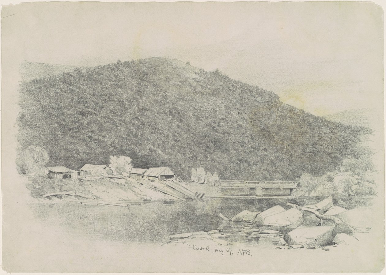 Cheat River alkotó: Andrew Fisher Bunner