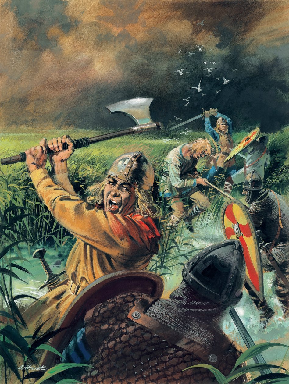 Hereward the Wake (gouache, papír) alkotó: Andrew Howat