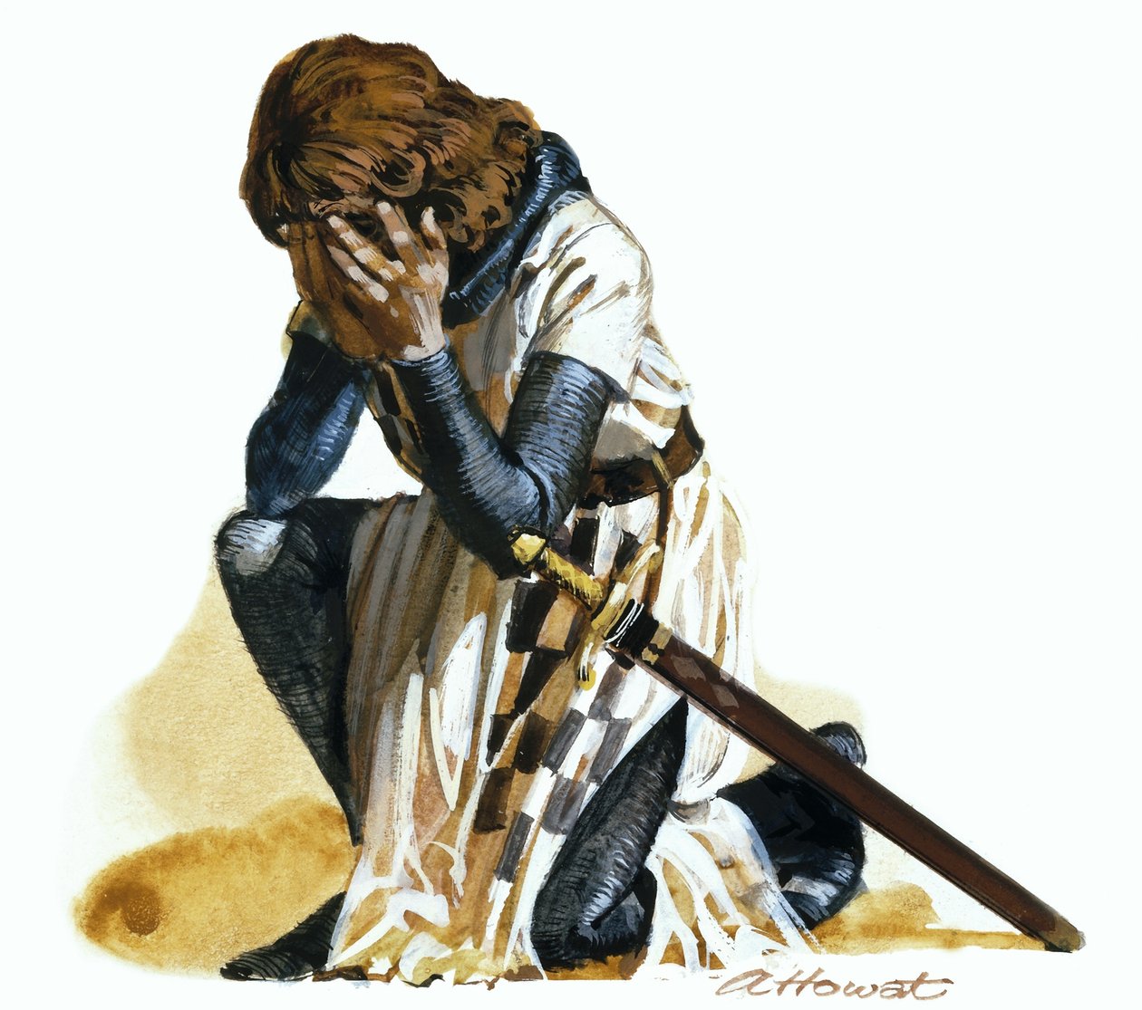 Knight lamenting alkotó: Andrew Howat