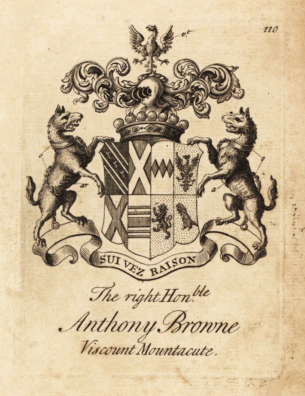 Anthony Browne, Mountacute vikomt vagy Montagu vikomt címere alkotó: Andrew Johnston