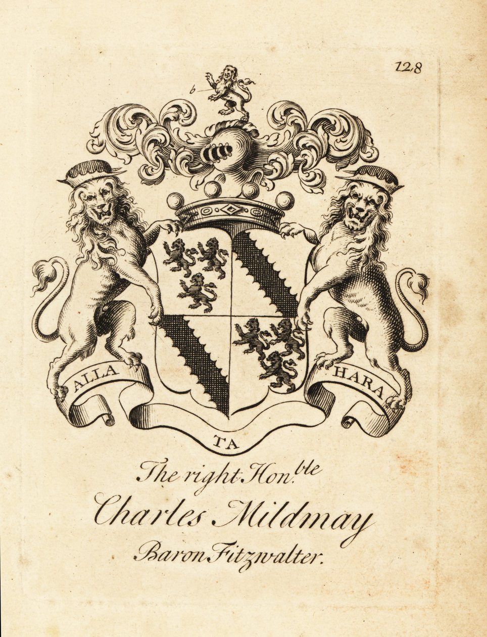 Mildmay Károly jobboldal címere alkotó: Andrew Johnston