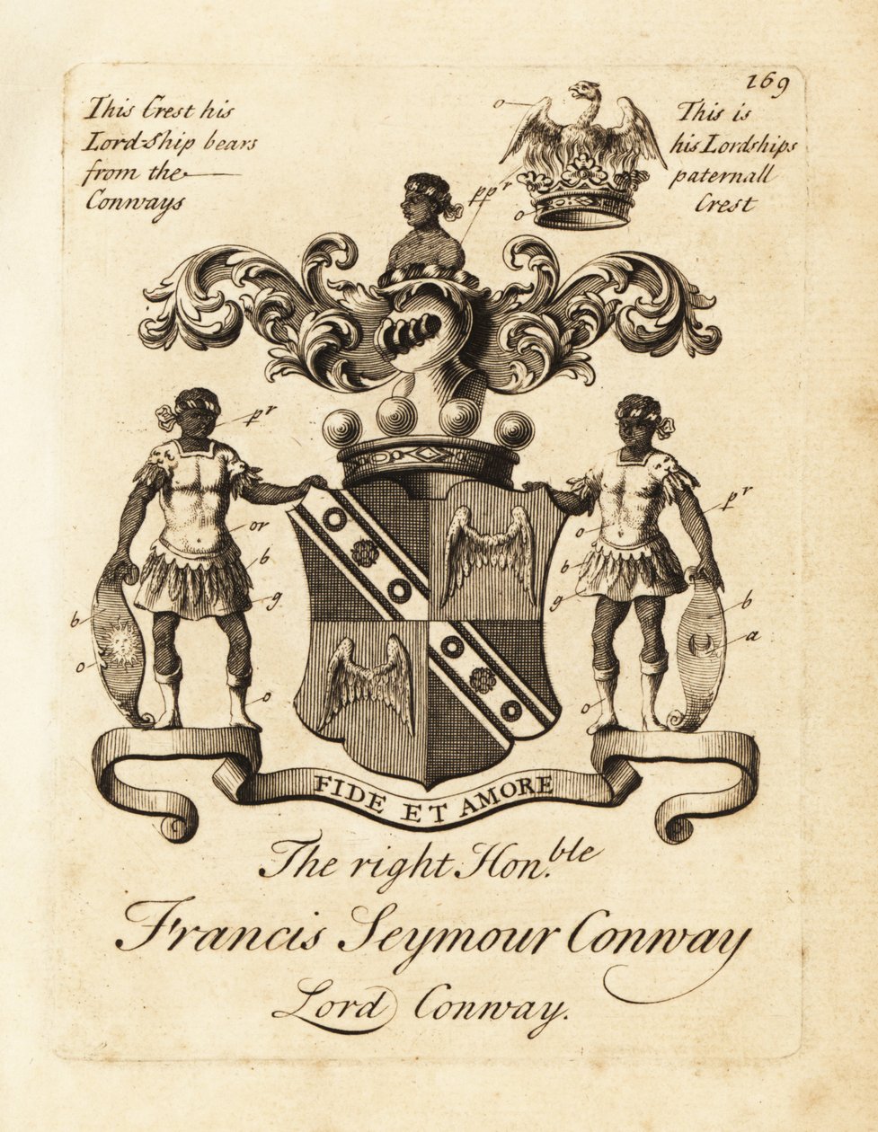 Francis Seymour Conway jobboldal címere, Lord Conway alkotó: Andrew Johnston