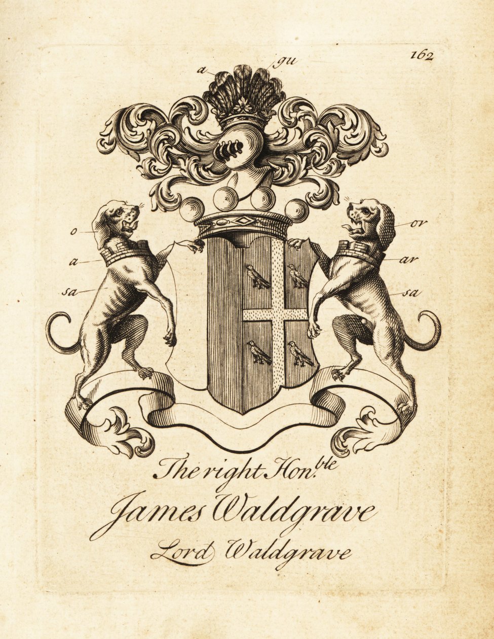 James Waldgrave jobboldal címere, Lord Waldgrave alkotó: Andrew Johnston