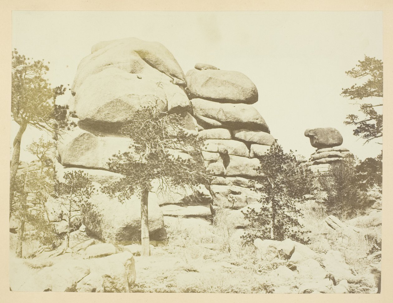 Granite Rock, Buford Station, Laramie-hegység alkotó: Andrew Joseph Russell