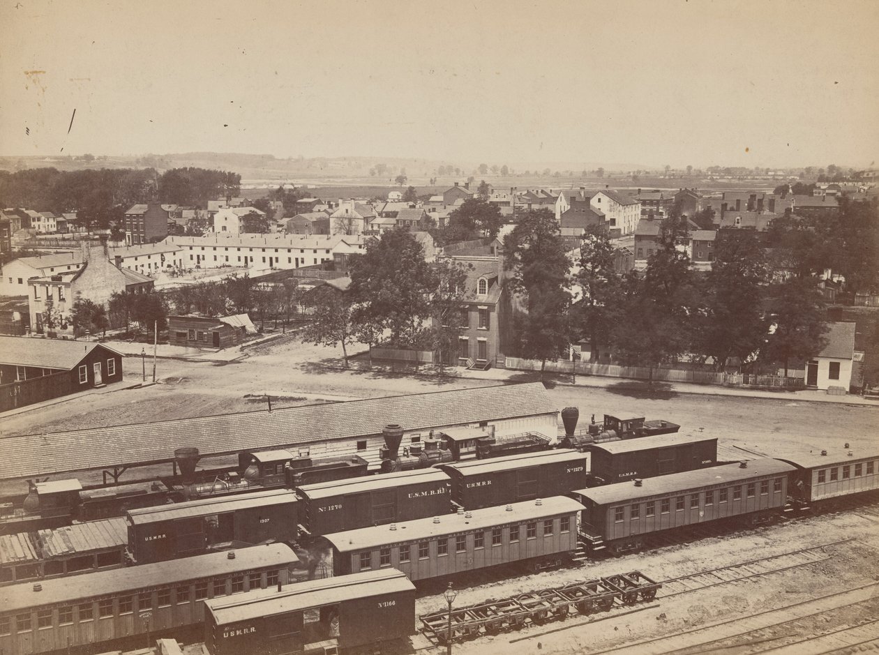 89. sz. - Alexandria, a „Round House”-ból észak felé nézve alkotó: Andrew Joseph Russell