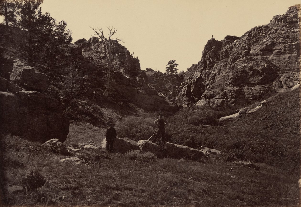 Tábla 10. Ördögkapu, Dale Creek Canon,1869 (fotó) alkotó: Andrew Joseph Russell
