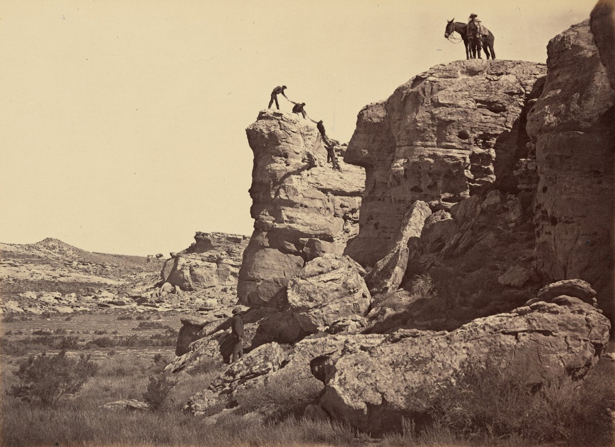 21. tábla. High Bluff, Black Buttes,1869 (fotó) alkotó: Andrew Joseph Russell